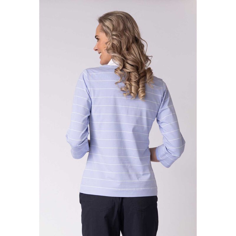 B Essentials By Ballantynes Woven Collar Polo image number 4